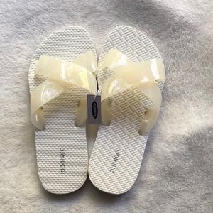 Old navy women size 7 sandals slides